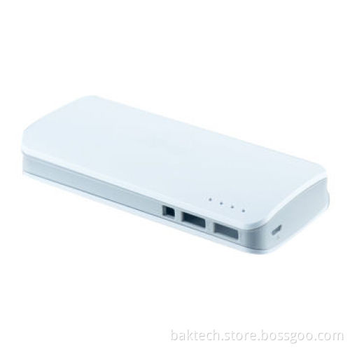 Power Bank, 13,000mAh Capacity, 5V DC/2A Input, 5V DC/1A Output 1, 5V DC/2A Output 2